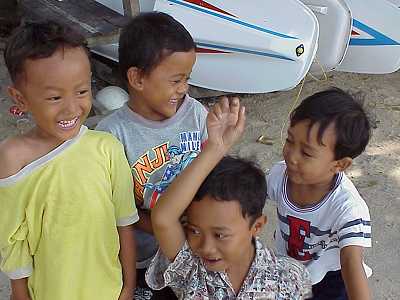 Kids on the beach