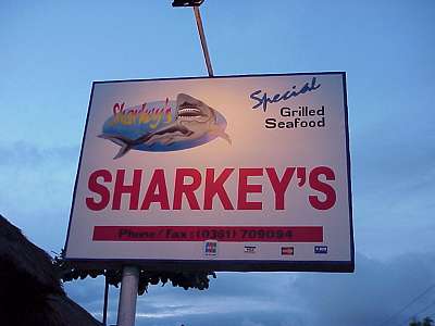 Sharkeys sign